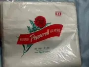 Vintage Red Label Pepperell Fine Muslin 81x108 White Flat Sheet