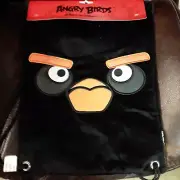 Angry Birds Plush Backpack 2012 Rovio & Animations, Drawstring Gym Bag