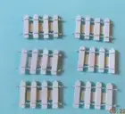 6 Dollhouse Miniature White Picket Fences