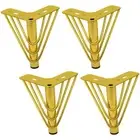 4Pcs Furniture Legs Solid Modern Triangle Couch Legs for Table Chair Home