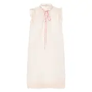 [Fiorucci] Fiorucci Semi-sheer Midi Dress 40 IT NEUTRALS