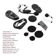 T1 Wireless Helmet Bluetooth V5.0 Headset Headphones Earphone #4