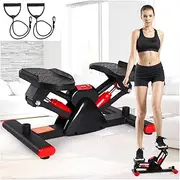 Mini Stepper Gym Exercise Leg Thigh Workout Fitness Stair Arm Cord Training Machine Mini Stepper Home Exercise Fitness M