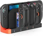 Charger Dock for Nintendo Switch 2 - Joycon & Controllers with LED Charging Indicator, Fast Charging, Auto-Off - Switch 2 Controller Charging Dock Station