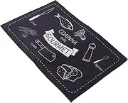 PEPLAYTAL 1Pc Skid Polyester Bathroom Shower Mat Absorbent Ground Mat for Kitchen Living and Entrance Creative Design for