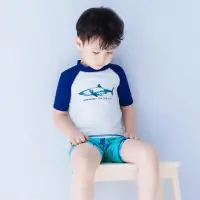在飛比找momo購物網優惠-【SeasonsBikini】男孩兒童防曬短袖泳衣 -289