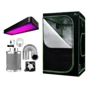 Greenfingers Grow Tent Light Kit 120x120x200CM 2000W LED 6" Vent Fan,Greenfinger