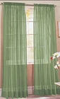 2PC GROMMET SOLID VOILE SHEER PANEL WINDOW CURTAIN TREATMENT DRAPE NEW DECOR