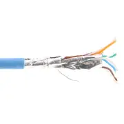 SCHNEIDER VDICC68X218 ACTASSI SHIELDED CAT6A CABLE, F/FTP LSFRZH BLUE, 1640-FEET