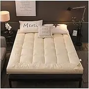 Japanese futon Mattress, Thick Foldable Single Double futon mat Adult Student Dormitory Comfortable Portable Soft(D,150x200 Cm)