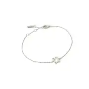 Star Of David Charm Silver Bracelet