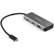 StarTech.com USB Hub - USB 3.1 Type C - External - Black, Space Gray - UASP Support - 4 Total USB Port(s) - 4 USB 3.1 Port(s) -