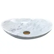 480*330*120mm Marble Stone Special Shape Above Counter Art Basin