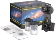1.25Inch Telescope Accessory Kits - 2 PLOSSL Eyepieces of Different Specificatio