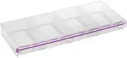 Bead Organizer and Plastic Containers Craft & Sewing Supplies Storage, 4 Lock...
