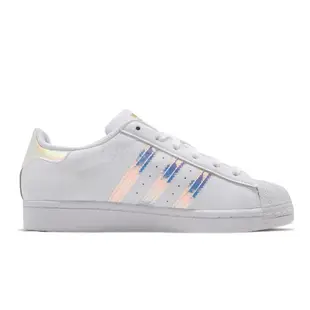 S.G ADIDAS SUPERSTAR FX7565 白金 愛迪達 金標 雷射 炫彩 彩色 貝殼頭 滑板鞋 休閒 女鞋