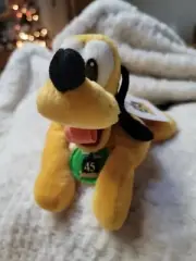 pluto Disneyland 45th Anniversary Years Magic bean bag plush 2000 beanie