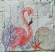 Two Decorative Luncheon Napkins for Decoupage "Rustic Seaside"