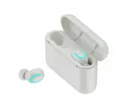 Wireless Bluetooth V5.0 In-Earbuds with Portable Charging Case - white