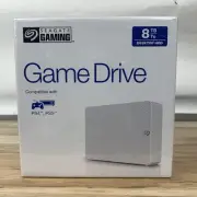 Seagate Game Drive PS4 PS5 8TB External Hard Drive STKP8000404 8 TB New Sealed