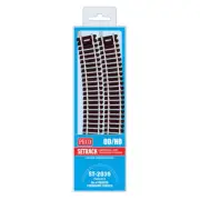 PECO ST-2035 No.4 Radius Standard Curve 571.5mm 8-Pack Setrack OO/HO Track