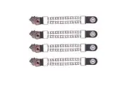 Vest Extenders with Deadman's Hand & Motorcycle Chain (set of 4) - free shipping