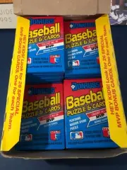 1989 Donruss Baseball Cards, 1 Unopened Factory Sealed Wax PACK GRIFFEY JR RC