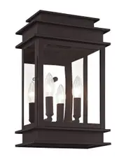 Livex Lighting 2-Light Bronze Outdoor Wall Lantern