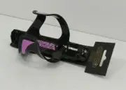 Genuine Nos Profile Design Karbon Kage, Water Bottle Cage, Black/Pink Logo, New
