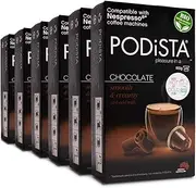 Nespresso Compatible Hot Chocolate Smooth & Creamy Pod Australian Packed - 60 Pods (6x10 Pods Pack)