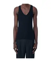 Knit Tank Top S black