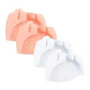 1Pair Toe Separators for Overlapping Toes Silicone Flexible Hammer Toe