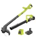 Ryobi 18V ONE+ Line Trimmer And Blower Kit