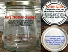 70mm Twist/Lug Lids x10 © Top Quality! © Recycle JAM/PICKLE Jars for Preserving!