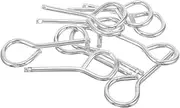 GRIRIW Fire Equipment Lock Pin Set 10pcs Metal Pull Pin Latch for Fire Extinguishers