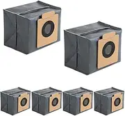 6 Pack Replacement Dust Bags for eufy X8 Pro / X10 Pro Omni Robot Vacuum Self-Empty Station Accessory