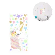 Star Unicorn Wall Stickers Removable Wall Decals DIY Wall Decor for Living Room