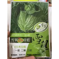 在飛比找蝦皮購物優惠-城禾農產🍃 雪翠高麗菜種子 20粒 50粒 80粒 100粒