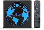 Android TV Box, X98 Mini Amlogic S905W2 TV Box Android 11.0 4GB ROM 64GB ROM Support AV1 2.4/5G WiFi BT4.2 4K HDR Box with Backlit Keyboard i8