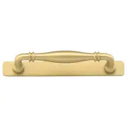 Sarlat Cabinet Pull w Backplate CTC128mm