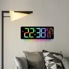 LED Digital Wall Clock 12/24H Timer Alarm Clock for Classroom Dorm Bedroom