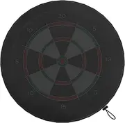 Dartboard Storage Bag, Outdoor Waterproof Weatherproof Dartboard Cover Protector, Outdoor Indoor Protective Dustproof Dartboard Bag for 24 Inches Dart Board, Heavy Duty 600D Oxford (Only Cover)