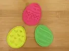 1 Set Easter Egg Happy Easter Cookie Cutter Biscuit Fondant Mould