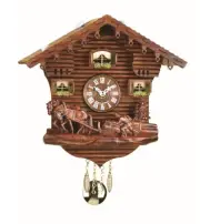 Kuckulino Black Forest Clock Swiss House with quartz movement a.. TU 2031 PQ NEW