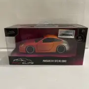 Jada Toys 2023 "Pink Slips" Red Porsche 911 GT3 RS 1:32 Scale VHTF!