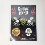 Wii Guitar Hero Stickers Les Paul GUNS N' ROSES Instruction Manual w/ Stickers