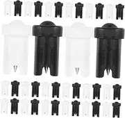 BESTYASH 60pcs Eyelash Glue Bottle Nozzle Needles Blocking Eyelash Extensions Glue Pins Durable Tips for Salon Home Use