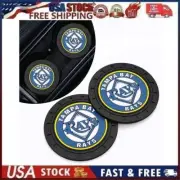 2 pk Tampa Bay Rays Car Cup Mat Car Drink Holder Insert Silicone Coaster Set S-1