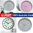 20CM Wall Clock Quartz Round Wall Clock Silent Non-Ticking 3 Colors Wall Decors