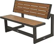 LIFETIME 60054 Convertible Bench/Table, Faux Wood Construction
